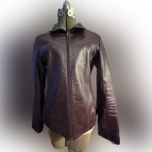 Vintage Brown Leather Jacket